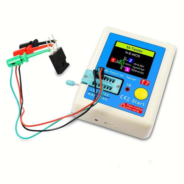 Тестер радиокомпонентов LCR-TC7, измеритель esr lcr, atmega324pa - изображение 3