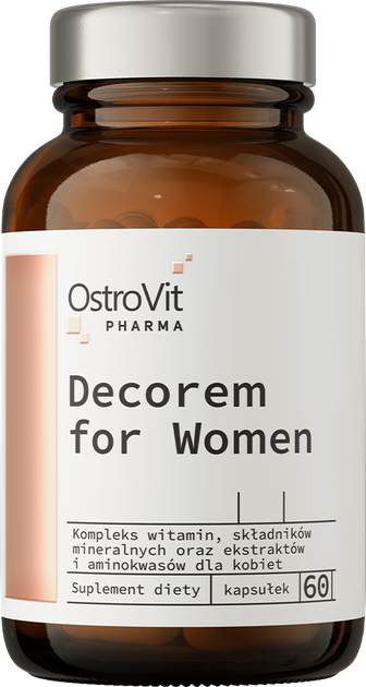 Suplement diety OstroVit Pharma Decorem Dla Kobiet 60 kapsułek (5903246226409) - obraz 1