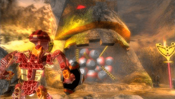 Игра Microsoft Xbox 360 Lego Bionicle Heroes Английская Версия Б/У - изображение 5