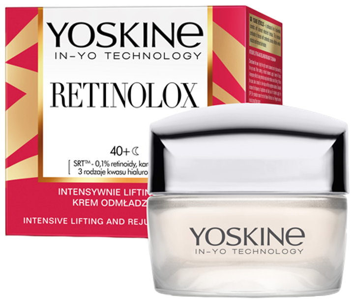 Krem do twarzy Yoskine Retinolox liftingujący nocny 40+ 50 ml (5900525086334) - obraz 1