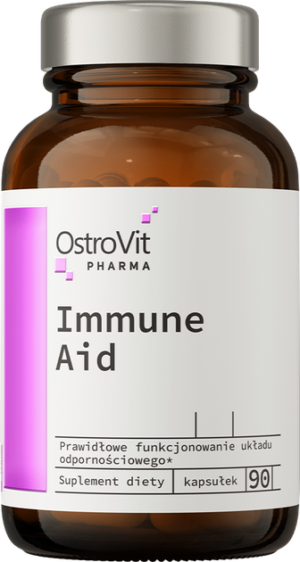 Харчова добавка OstroVit Pharma Immune Aid 90 капсул (5903246226188) - зображення 1