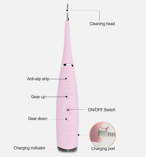 Скалер ультразвуковой очиститель Dental Calculus Remove Rose Grand AND - изображение 5