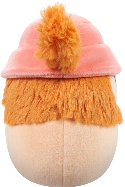 Maskotka Squishmallows Little Plush Fuzzy Peach Yeti W/Hat and Fuzzy 13 cm (0196566418066) - obraz 6