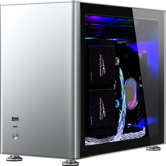 Obudowa Jonsbo A4 Silver (6970620550305) - obraz 3