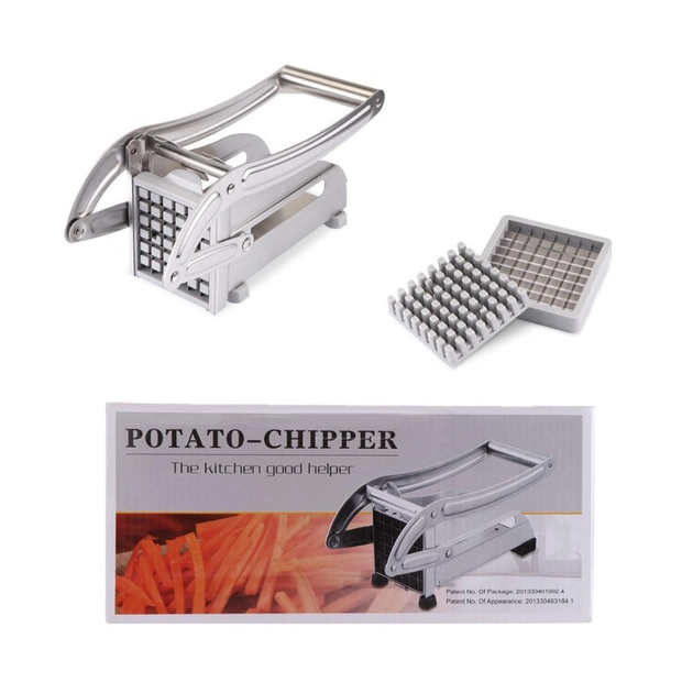 Картофелерезка Potato Chipper овощерезка ручная механическая, устройство для резки картофеля фри A9X444CS7K - изображение 2