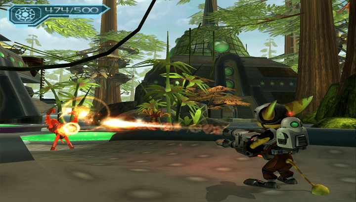 Игра Sony PlayStation 2 Ratchet & Clank 3 Europe Английская Версия Б/У - изображение 4