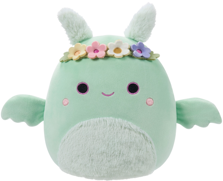 М'яка іграшка Squishmallows Little Plush Tove Mint Green Mothman W/Flower Crown and Fuzzy Belly 19см (0196566411401) - зображення 1