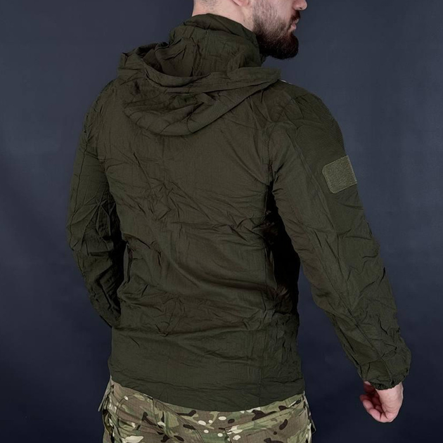 Влагоустойчивая куртка Tactical Skinsuits олива размер XL - изображение 2