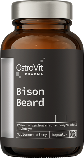 Suplement diety OstroVit Pharma Bison Beard 60 kapsułek (5903246227529) - obraz 1