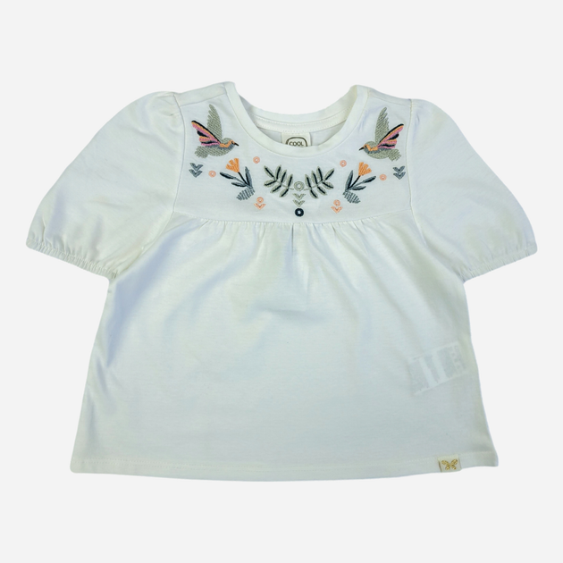 Bluzka dziecięca dla dziewczynki Cool Club CCG2411490 92 cm Biała (5903977196286) - obraz 1
