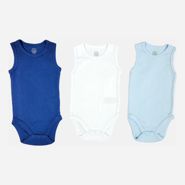 Komplet body-koszulek dziecięcych 3 szt dla chłopca Cool Club CUB2201464-00-P 86 cm Wielokolorowy (5903977100337) - obraz 1