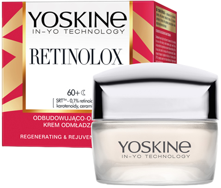 Krem do twarzy Yoskine Retinolox odmładzający nocny 60+ 50 ml (5900525086358) - obraz 1