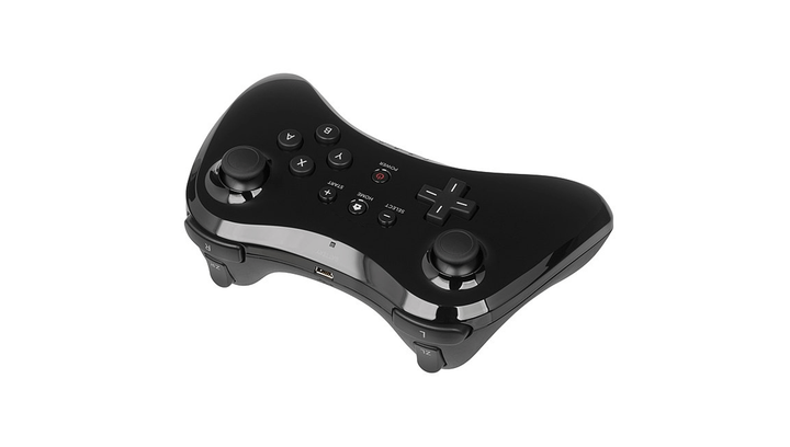 Геймпад Бездротовий RMC Wii U Pro Controller Black Б/У - зображення 2