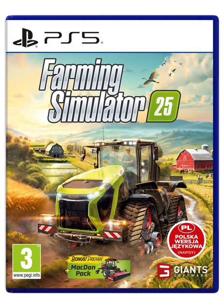 Gra PS5 Farming Simulator 25 (płyta Blu-ray) (4064635500546) - obraz 1