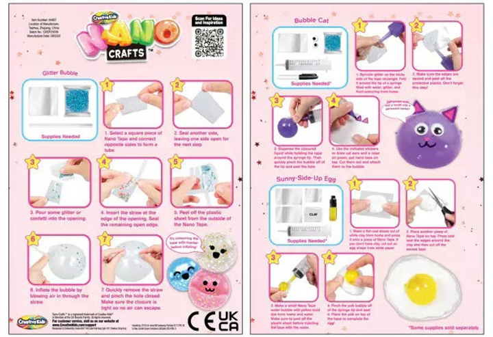 Набір для творчості Creative Kids Nano Crafts Fill & Squish Friends (0653899649074) - зображення 2