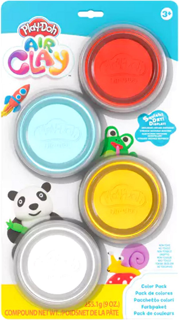 Набір для творчості Creative Kids Play-Doh Air Clay Color Pack (0653899091101) - зображення 1