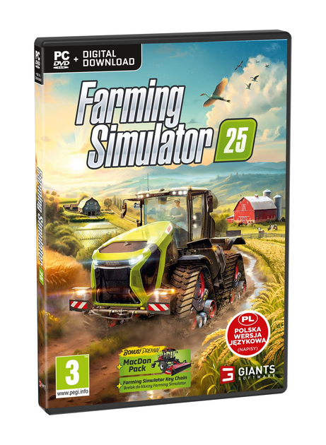 Gra PC Farming Simulator 25 (DVD + klucz elektroniczny) (4064635101002) - obraz 2