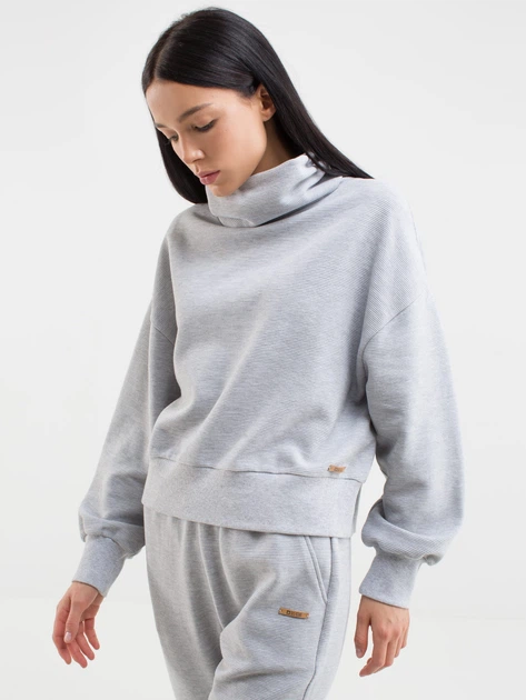 Світшот жіночий Big Star Ceciliada-901 L Сірий (5900714674205) - зображення 3