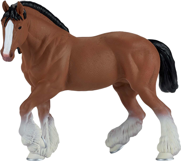 Фігурка Mojo Farm Life Clydesdale Horse Bay 10.7 см (5031923810846) - зображення 2