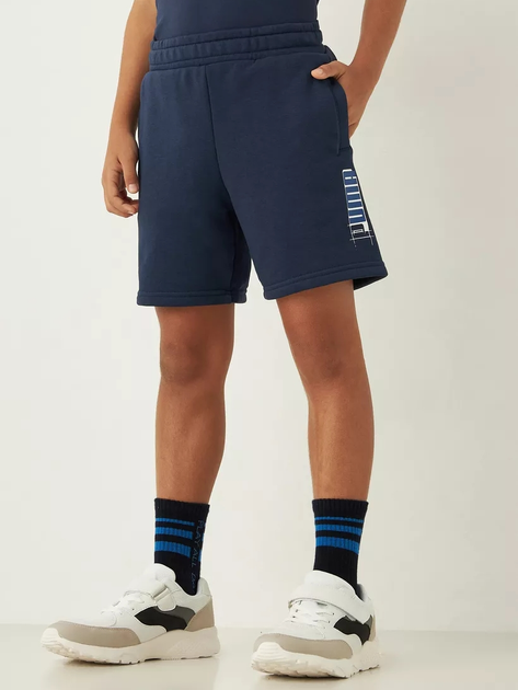 Подростковые шорты на резинке для мальчика Puma ESS+ LOGO LAB Shorts TR ...
