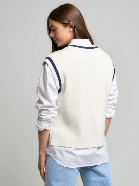 Жилет жіночий Big Star Veistona-100 S/M Білий (5900714549015) - зображення 2