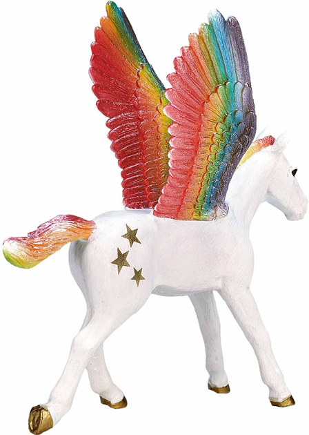 Figurka Mojo Pegasus Baby Rainbow Large 11 cm (5031923873612) - obraz 1