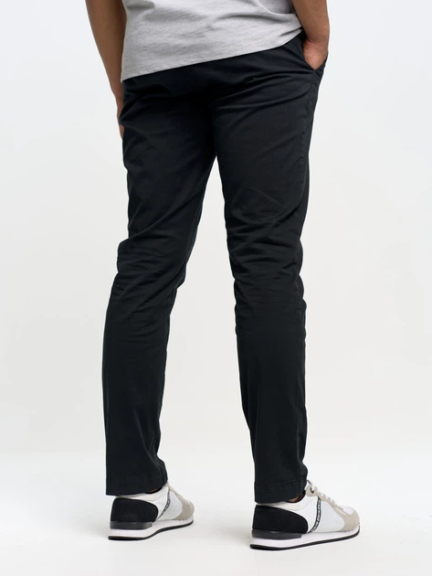 Spodnie męskie eleganckie Big Star Hektor 907 W44-L32 Czarne (5900714587338) - obraz 5