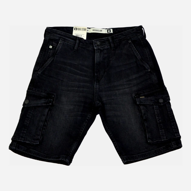 Шорти джинсові довгі чоловічі Big Star Morris-905 W29 Чорні (5900714627652) - зображення 1