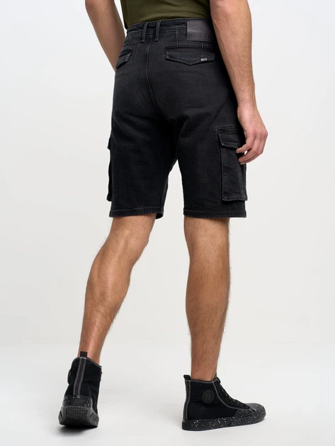 Шорти джинсові довгі чоловічі Big Star Morris-905 W29 Чорні (5900714627652) - зображення 5