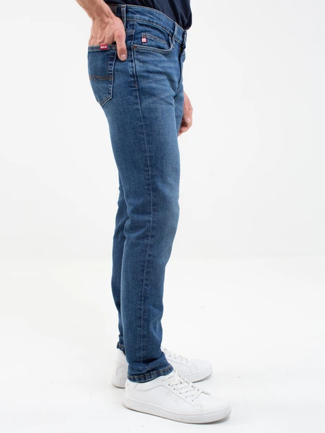 Jeansy slim fit męskie Big Star Terry Slim-551 W32-L32 Ciemnoniebieskie (5900714676100) - obraz 6