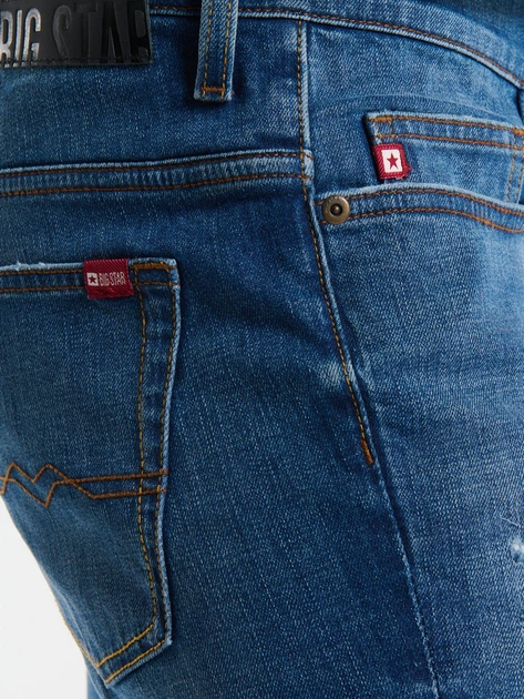 Jeansy regular fit męskie Big Star Terry Carrot W32L34 Niebieskie (5900714716950) - obraz 9