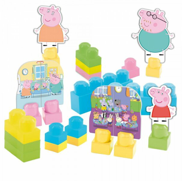 Kostki edukacyjne Lisciani Giochi Świnka Peppa w plecaku (8008324082674) - obraz 3