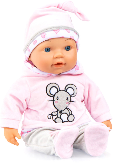 Lalka bobas Bayer Lisa Magic Eyes z akcesoriami 38 cm (4003336938449) - obraz 3