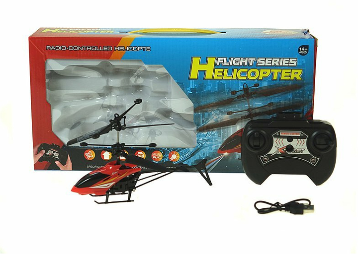 Helikopter zdalnie sterowany Adar Czerwony (5901271575738) - obraz 1
