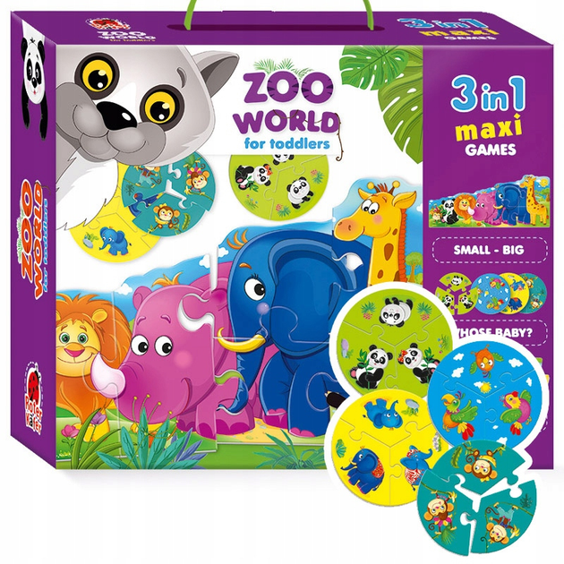 Gra planszowa Roter Kafer Zoo World (5903858961118) - obraz 1