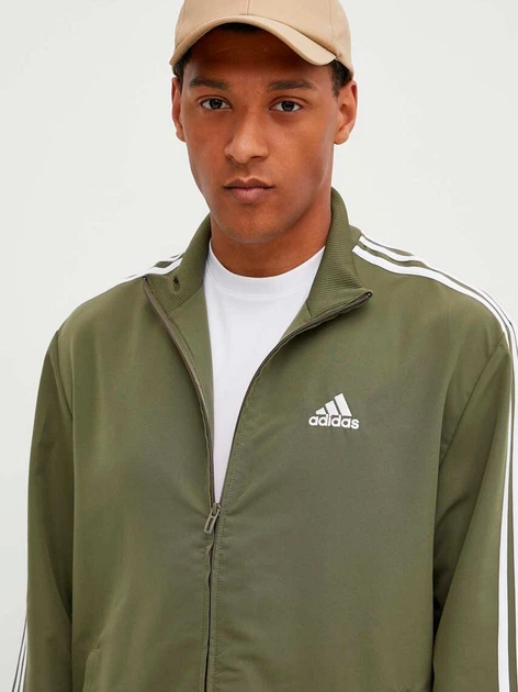 Спортивный костюм мужской Adidas M 3S Wv Tt Ts IY6655 XL Оливковый