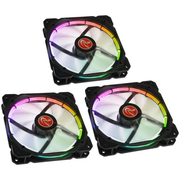 Вентилятор Raijintek Auras RGB Triple Pack (0R400052) - изображение 1