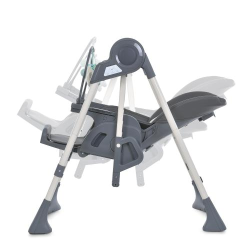 Детский стульчик для кормления El Camino ME 1087-G SWAN Dark Gray - изображение 5