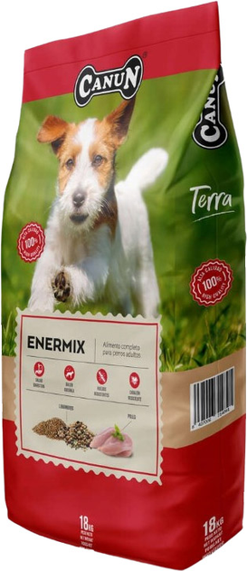 Sucha karma Canun Terra Enermix dla psów dorosłych szkolących się 18 kg (8437006714891) - obraz 1