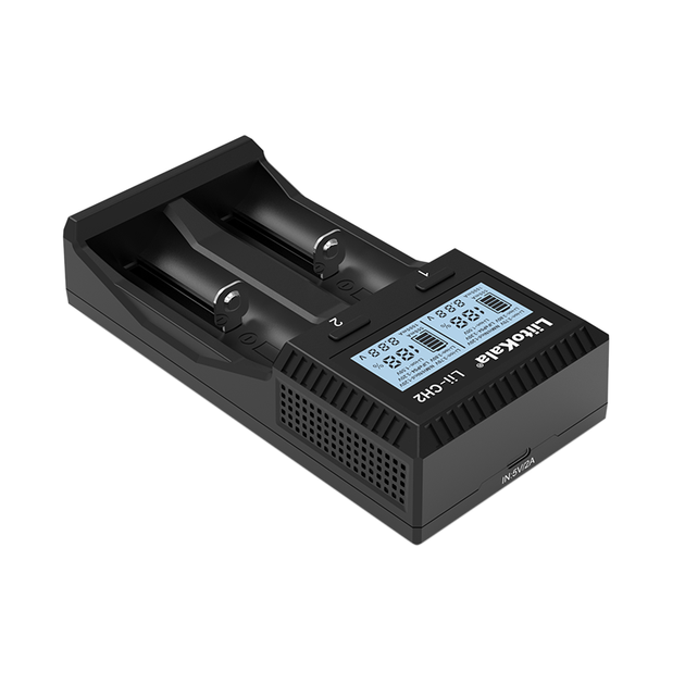 Универсальное ЗУ Liitokala Lii-CH2, 2 канала, Li-1.5/Ni-Mh/Li-ion/LiFePO4/Li-HiV, USB-C, LCD, Box - Фото 2 Универсальное ЗУ Liitokala Lii-CH2, 2 канала, Li-1.5/Ni-Mh/Li-ion/LiFePO4/Li-HiV, USB-C, LCD, Box - изображение 2