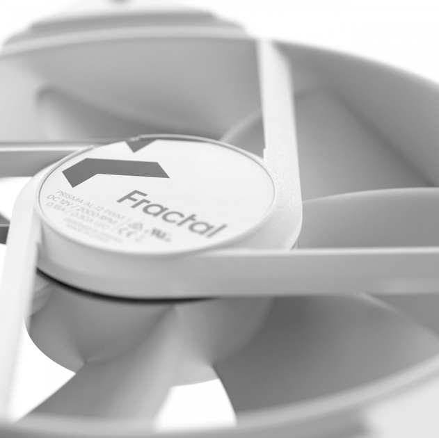 Chłodzenie Fractal Design Prisma AL-12 PWM ARGB White (FD-FAN-PRI-AL12-PWM-WT) - obraz 6