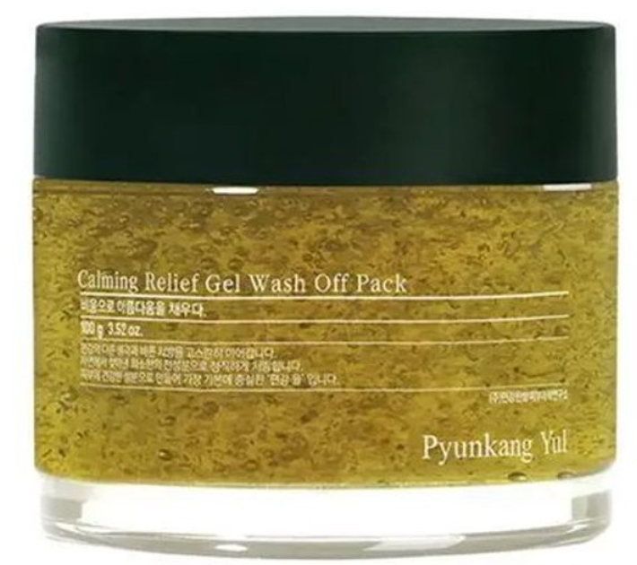 Маска гелевая успокаивающая Pyunkang Yul Calming Relief Gel Wash Off Pack с центеллой 100 мл (8809486683446) - изображение 1