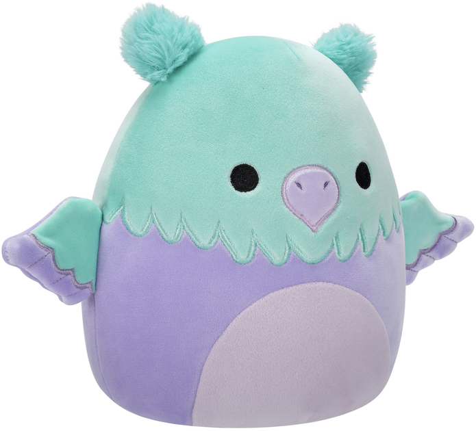 Maskotka Squishmallows Aqua i Purple Griffin Minerva 19 cm (196566411463) - obraz 3