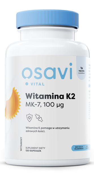 Вітамін K2 Osavi MK-7 100 мкг 120 капсул (5904139920077) - зображення 1