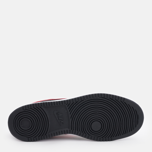 Sneakersy męskie skórzane Nike Court Vision Lo DV6488-001 44 (10US) Czarny/Czerwony (196149051185) - obraz 6