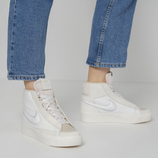 Trzewiki damskie na platformie Nike Blazer Mid Victory DR2948-100 40.5 (9US) Białe (196152014467) - obraz 2