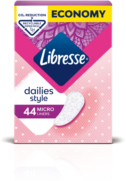 Прокладки гігієнічні щоденні Libresse Micro Маленькі 44 шт (7322540510591) - зображення 2