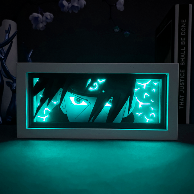 Светильник-ночник Учиха Итачи из аниме Наруто RGB с пультом - изображение 4