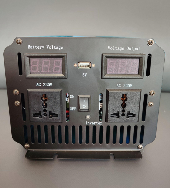 Перетворювач напруги інвертор з чистою синусоїдою Wimpex WX 2100 AC/DC 12в-220в 2000Вт синій - зображення 8