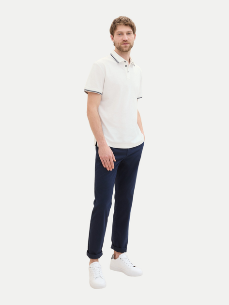 Поло Tom Tailor Polo Shirt XL Білий 1041795ХХ20000 - Фото 3 Поло Tom Tailor Polo Shirt XL Білий 1041795ХХ20000 - зображення 3